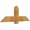 Ekena Millwork Eugene Rough Sawn Timber Gable Bracket, Western Red Cedar, 48"W x 18"H x 2"D x 6"F, 9/12 Pitch GBW048X18X0206EUG00RWR - alternate 5